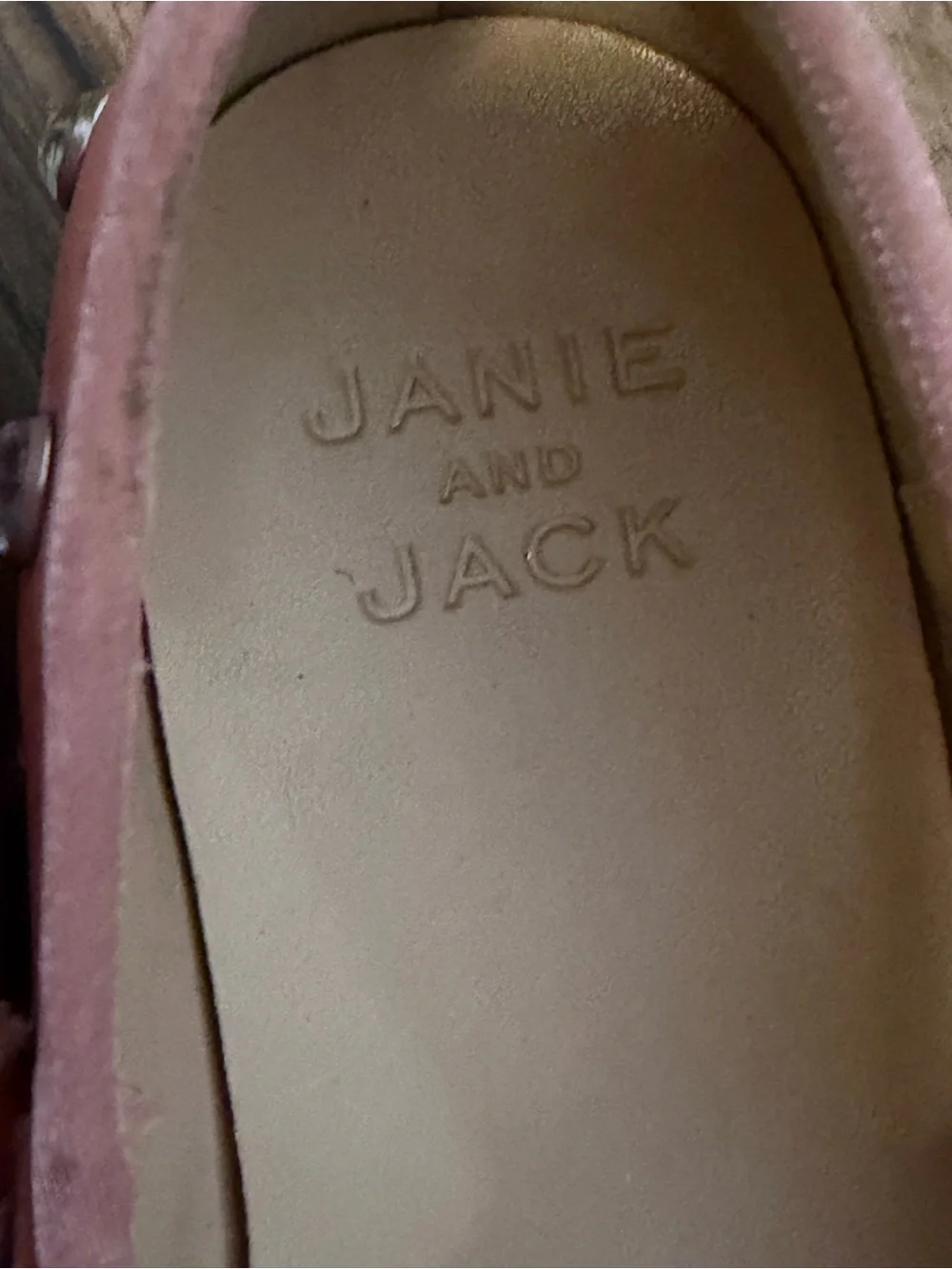 Janie and Jack Girls Pink Jewel Mary Jane Dress Flats with Bow